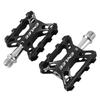 1 Pair Aluminium Alloy Mountain Bike Pedals 9/16" Spindles Bicycle Platform Pedals  Folding Bikes
