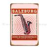Salzburg Music Is Soundtrack Of Life Metal Signs Bar Club Rusty Party Create Tin Sign Poster