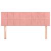 Headboards Pink 144x5x78 88 Cm Velvet