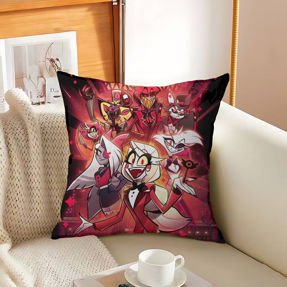 

Мультяшна наволочка для подушки Hazbin Hotel Подарунок-мультик Наволочка для подушки Декор для спальні, дому, дивана, стільця Наволочка 12x12Inch