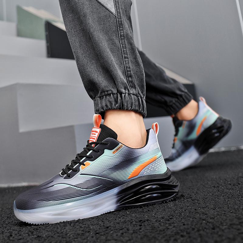 Men’s Red Sports Shoes Running Sneakers Summer Students Large Size Basketabll Shoes Thick Sole Shoes