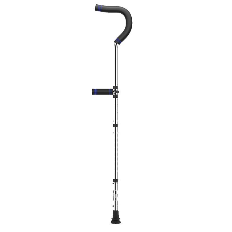 F-Type Foldable Shock-Absorbing Underarm Crutches
