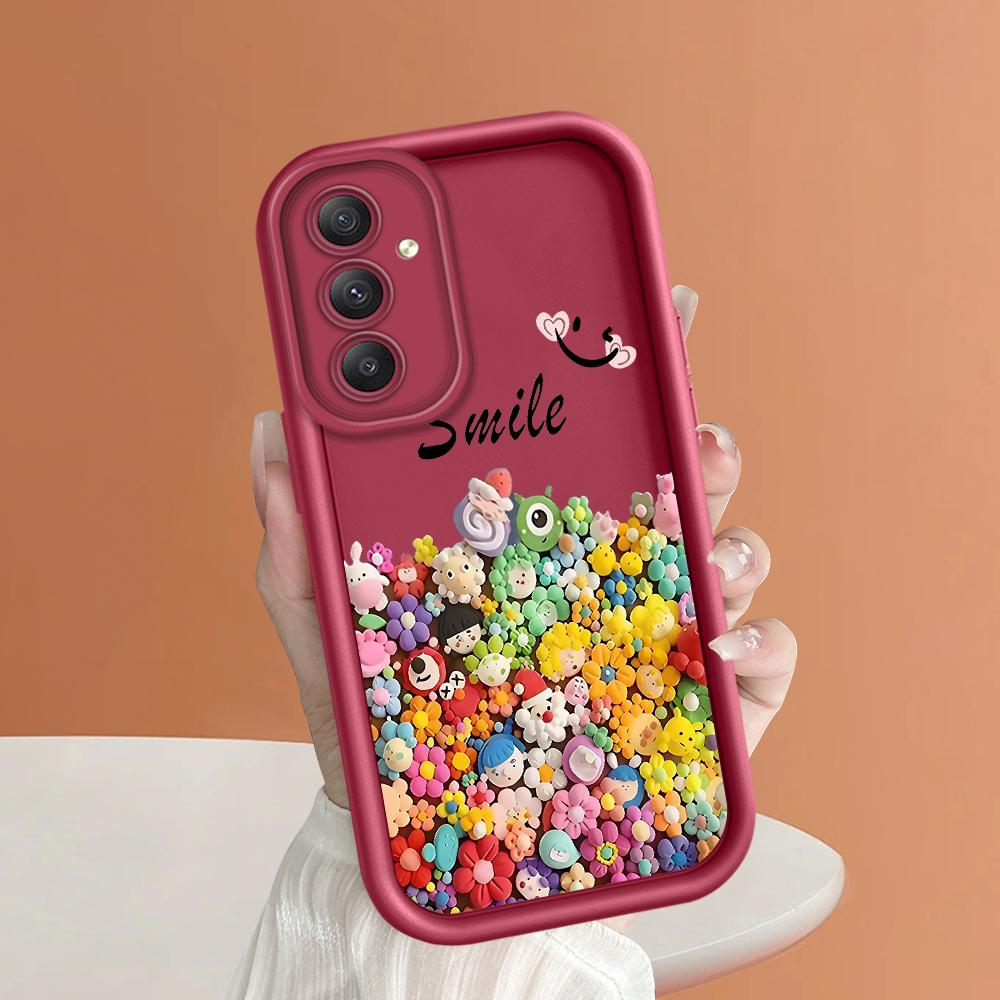 

Мягкий силиконовый квадратный чехол с рисунком лестницы для телефона, полное покрытие, противоударный защитный резиновый чехол для камеры для Samsung Samsung S24 Ultra 5G темно-красного