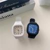 Square Watch Women'S College Style Men'S And Women'S Fashion Quartz Watch Simple Student Electronic Watch