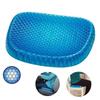 ZN*Egg Sitter Seat Cushion - Blue - 42x35x5cm - Elastic Gel - Foldable - Honeycomb Design