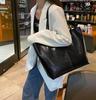 2025 Retro Cowhide Leather Tote: Large Capacity Women's Versatile Commuting Shoulder Bag