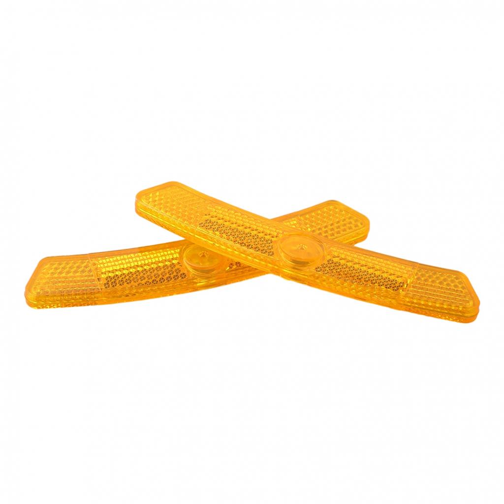 Clip Bicycle Reflectors Front Rear Plastic Reflective