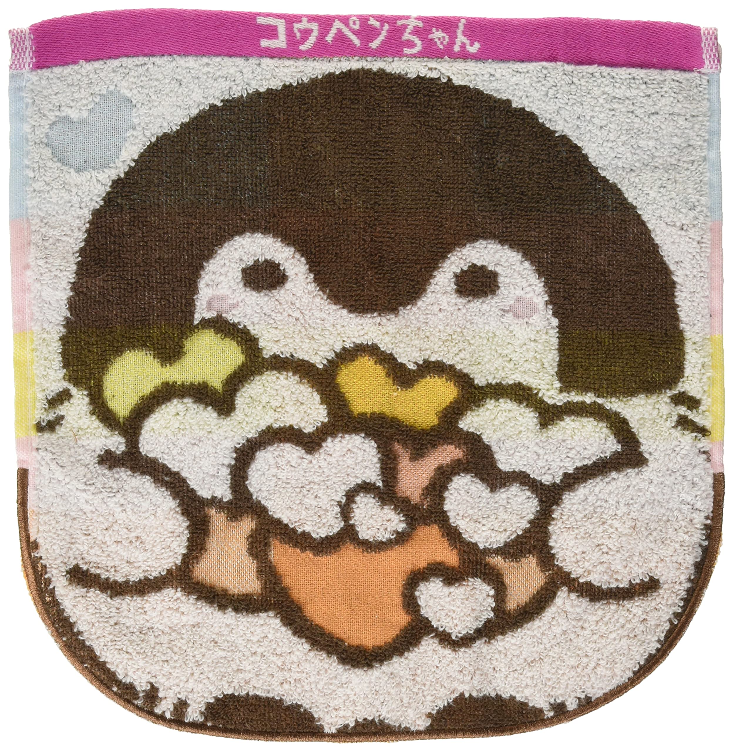 

Marushin Hand Tight Heart 5355003700 Koupen-chan Towel, 25x25cm, Design, 100% Cotton,