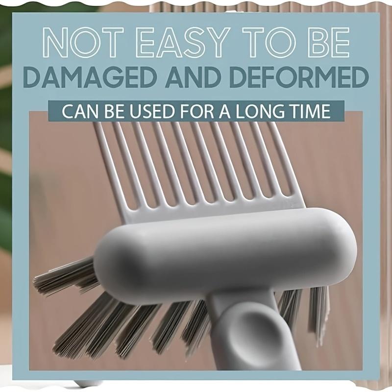 2pcs 2-in-1 Hair Comb and Brush Cleaner - Reusable Plastic Mini Hair Remover Rake - Sturdy Lint and Dust Cleaning Instrument.