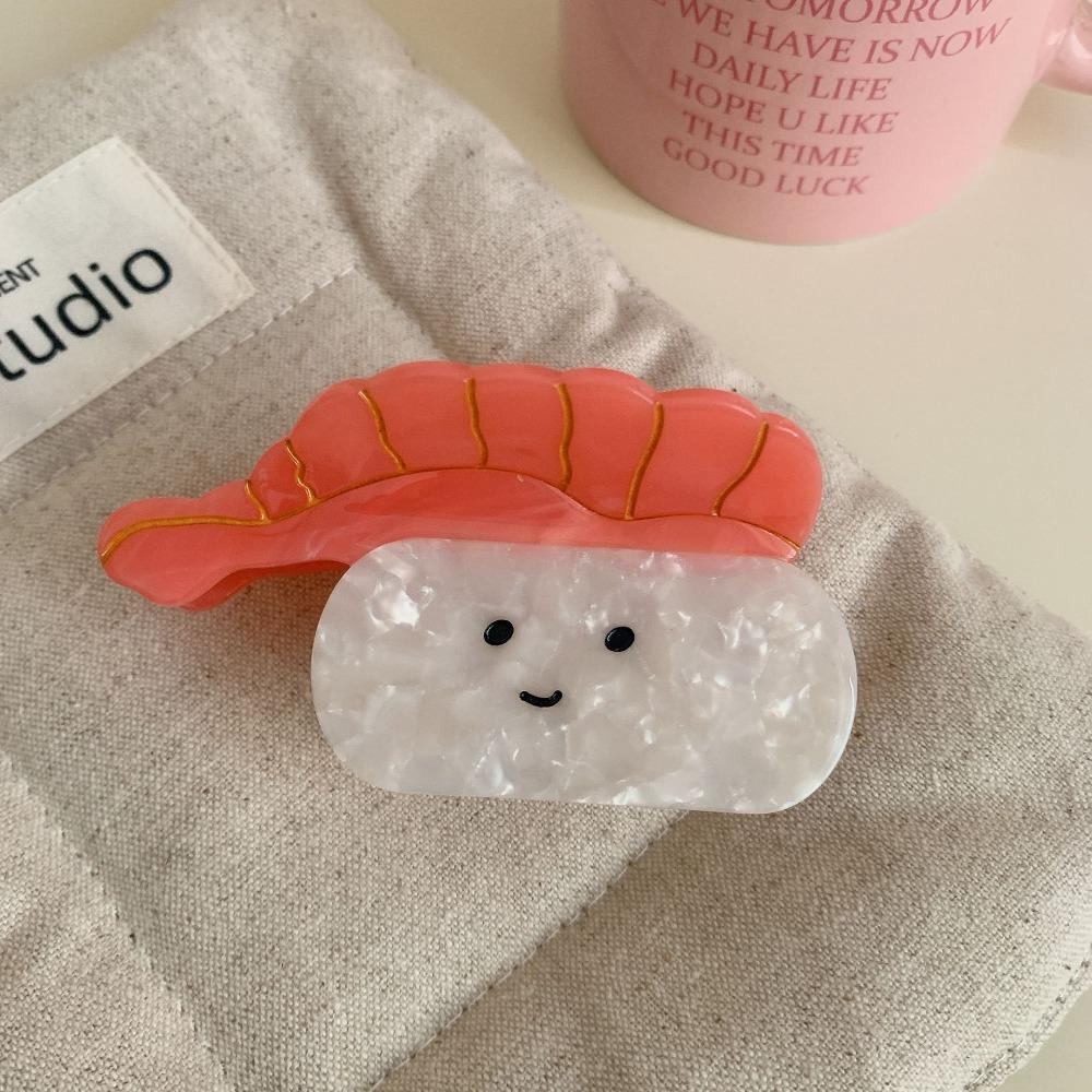 Cute Small Shark Clip Korean Style Acetic Acid Claw Clip Hairpin Sushi Hair Clip  Headwear