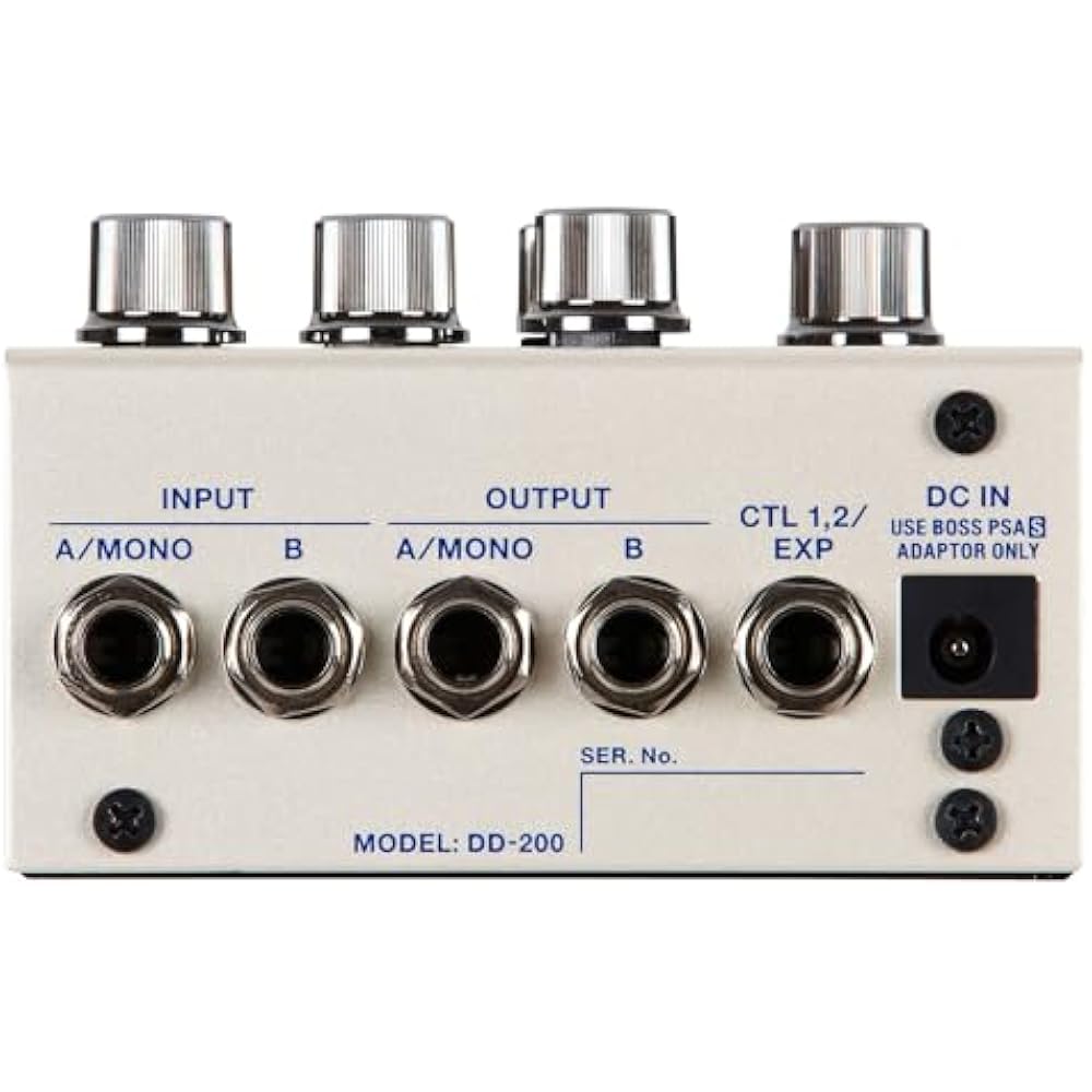 BOSS DD-200 Digital Delay Compact Effector with 12 Delay Modes and Looper Functions Guitar/Bass