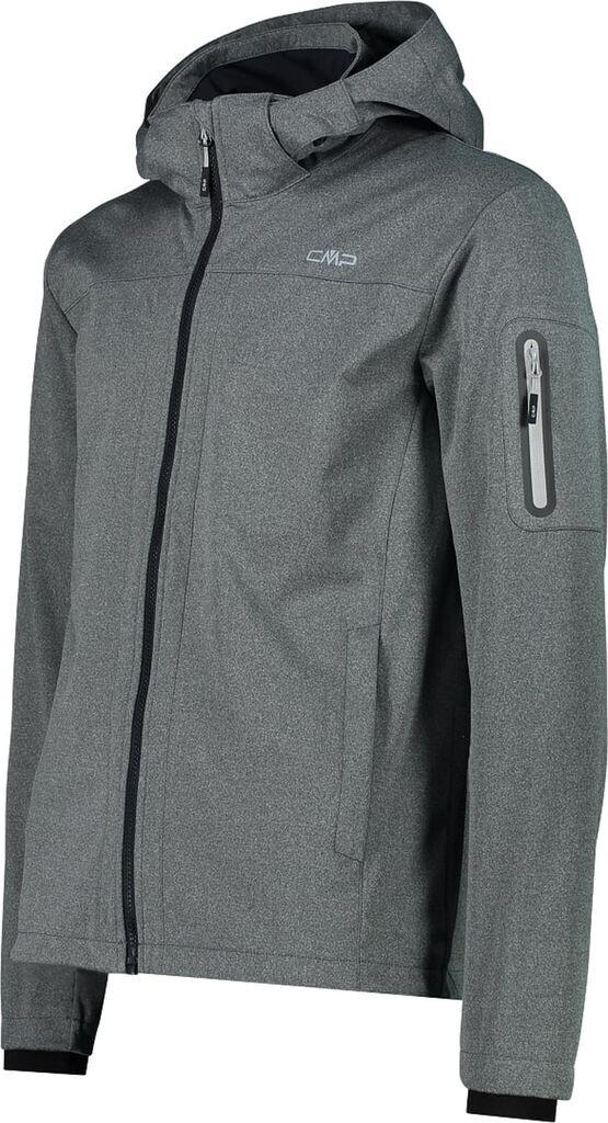 Куртка CMP Light Softshell Jacket with Detachable Hood (39A5027M) Man Jacket Zip Hood (39A5027M) antracite mel./ghiaccio