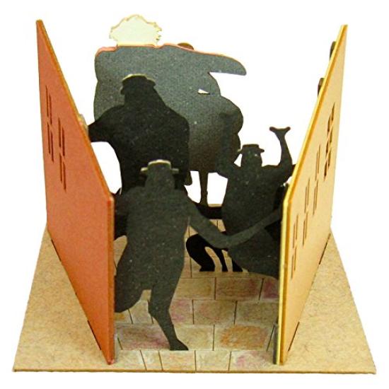 Sankei Studio Ghibli Mini Moving Castle Howl and Sophie On the Run Paper Craft Howl's - - Non-scale MP07-32