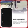 RV Storage Hatch RV Storage Hatch with Lock and Key Heavy Duty  Rounded Corner Black UV Proof Baggage Door for  Camper Van