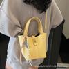 Small Bag Women's Spring Simple Hand Carrying Bucket Bag Casual New Commuter To Work Shoulder Messenger Bag Korean Version 2025