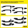 4PCS Exterior Door Handles 2004-2009 Black For Kia Front Spectra Rear Left Right