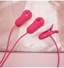 Mannomile 3-Point Nipple Clamps Vibrating Clitoral Masturbator for Women