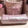 New Pencil Case Ins Style Love High Value Student Cute Girl Stationery Bag Large Capacity Storage Bag Cosmetic Bag