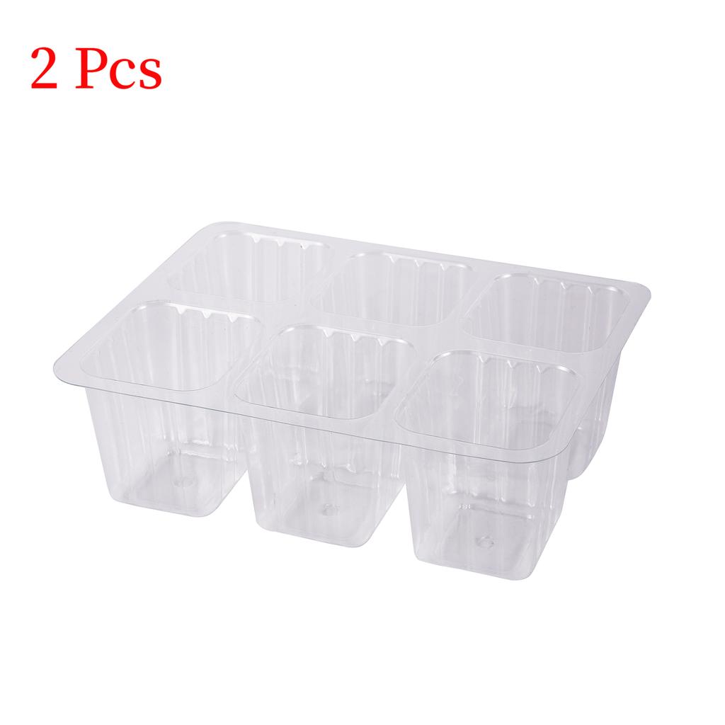 6/12 Cells Breathable Germination Box Garden Greenhouse Nursery Planter Vegetables Flower Succulents Growing Cultivation Pot