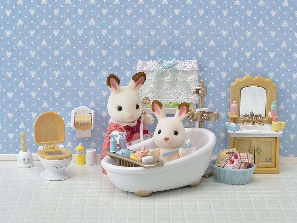 Sylvanian Families - 5286 - Bathroom In Country House Style.