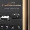 Vonkajší projektor YurKem Mini s bezdrôtovým a káblovým pripojením k mobilnému telefónu Domáci projektor so vstavaným reproduktorom