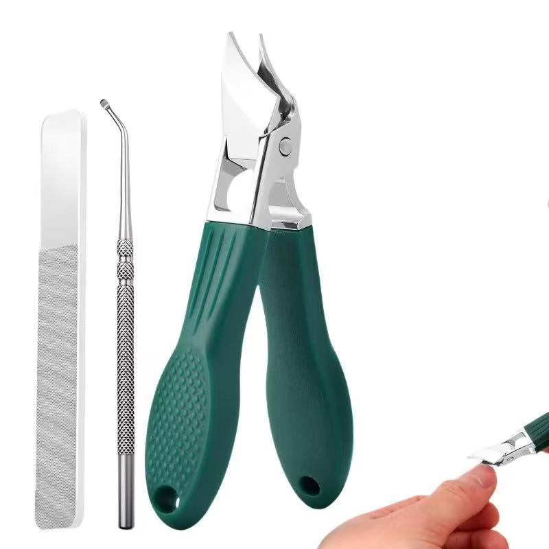25° Slant Edge Nail Clipper Anti-Splash Cuticle Remover Professional Eagle Beak Oblique Toe Nail Trimmers Manicure Pedicure Tool