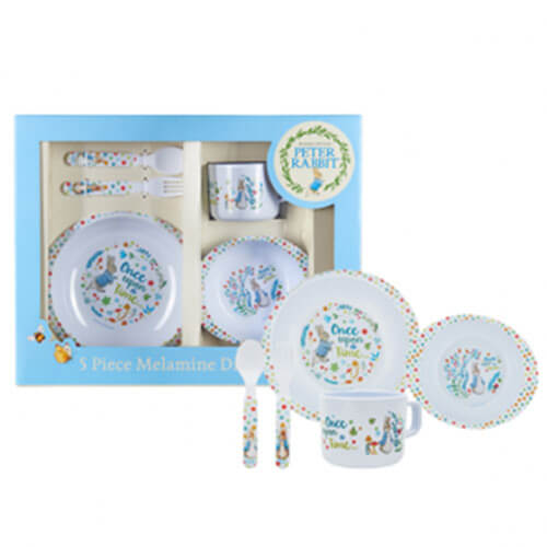 Set de cină Beatrix Potter Classic Peter Rabbit cu 5 piese (2020)