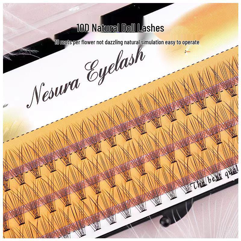 

Scarecrow Eyelashes: 20P Soft Fluffy Mink Clusters for Natural, Dense Look 11mm