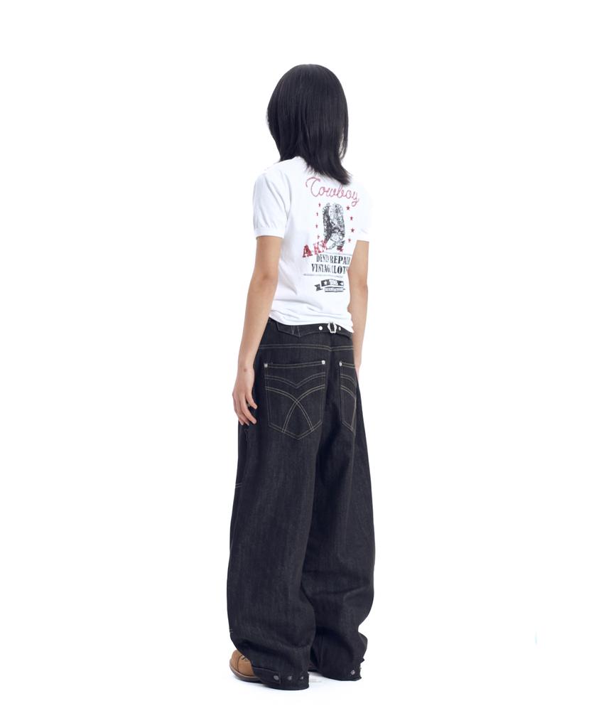 AAKAM Boots Ringer Top (White)