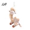 Backpack Accessory Plush Camel Bag Charm Stuffed Pendant with Bead Portable Chain Animal Plushie Handbags Purse Hanging Decoration Decorative
