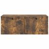 Wall Mounted TV Cabinet Smoked Oak 78.5 x 41 x 30 cm