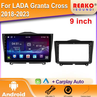 Για LADA Granta Cross 2018-2023 Συσκευή Αυτοκινήτου Κεντρική Πλοήγηση 4G GPS Πολυμέσα Ασύρματο Carplay Στερεοφωνική Κεφαλή Οθόνη 2DIN