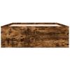 Bed Frame Smoked Oak 120x200 Cm Engineered Wood