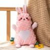 Soft Plush Stuffed Animal Teething Toy for Babies with Cracker Paper Teether and Texture Designs for Newborns Comfort