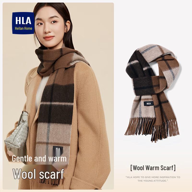 HLA Pure Wool Winter Scarf