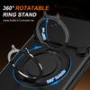 Sliding Camera Lens Protection Armor Case For iPhone 13 14 15 16 Plus Air 17 Pro Max Metal Ring Stand TPU Frame Plastic Cover