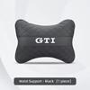 Car Seat Head Support Cushion Lumbar Pillow Interior Accessories For VW GTI Polo Golf Passat Tiguan Arteon CC Taigo T-ROC HubCap
