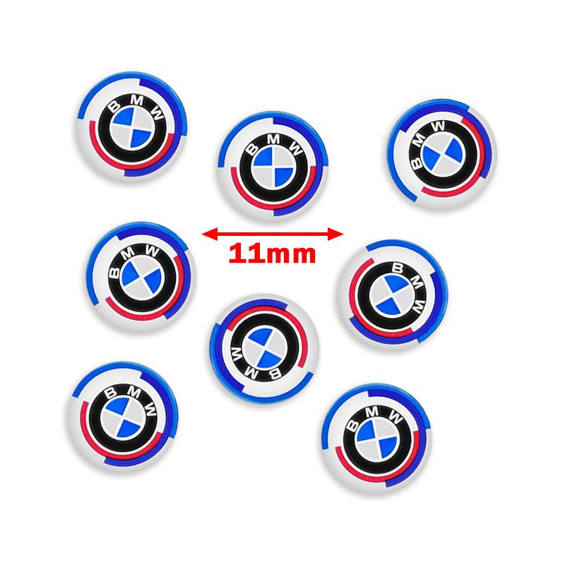 

Car Remote Key Emblem Sticker Aluminum Key Decoration Decal Accessories For BMW M Performance E36 E60 E90 X2 X1 X3 X5 E46 E39 E7 6Pcs