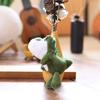 Cartoon Cute Green Crocodile Soft Plush Keychain Pp Cotton Filling Gift Bags