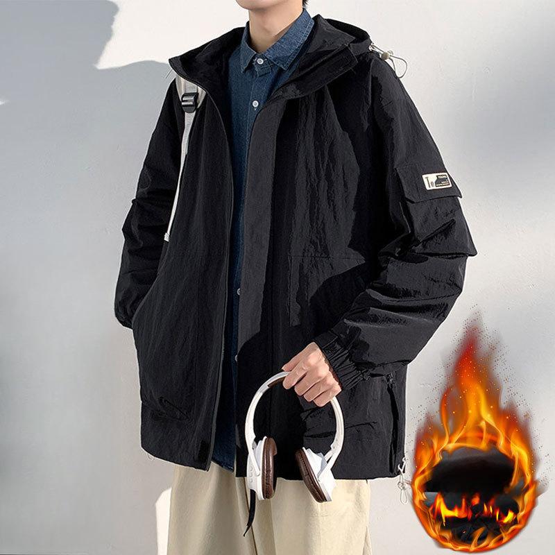 Jackets for Men In Spring and Autumn, Trendy, Versatile and Handsome Japanese Casual Jackets, Large Size Loose and Fat Men's Jackets