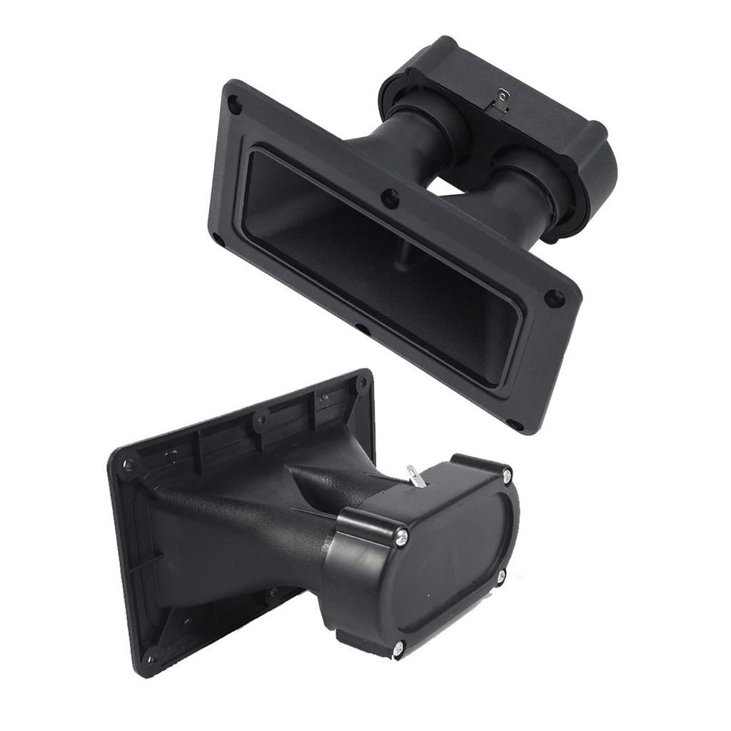 2Pcs 150W Wide Dispersion Horn 3-20KHz Dual Drive Tweeter Piezoelectric Ceramic Speaker for Dispersed Tweeters