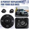 A58X-For MINI Cooper F60 F57 F56 F55 Steering Wheel Control Button Multifunction Lid 61319360507 61319360508 Car Accessories