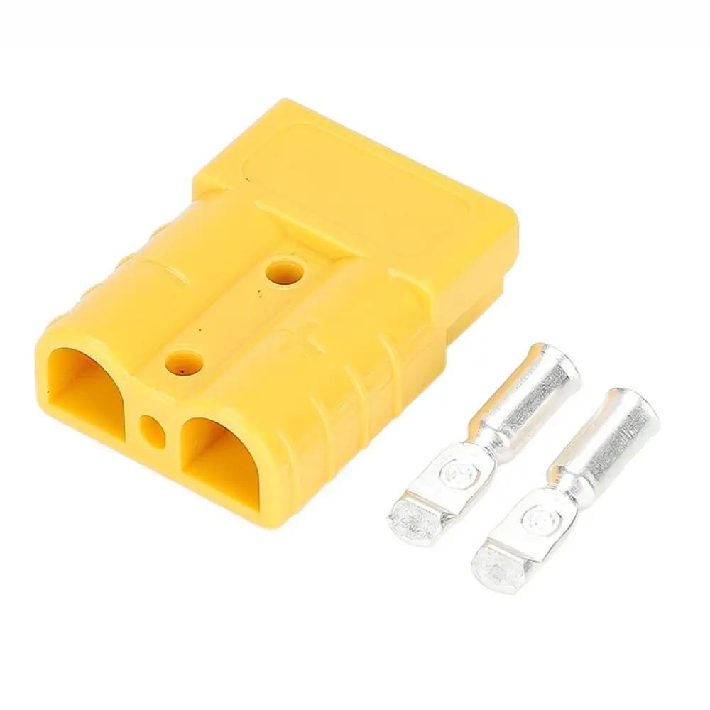 Terminals 50 AMP Plug Cable Terminal 600V Grey Red Battery Power Connector Pins Lugs Copper For Anderson