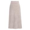 2025 New Slim Mid-Length Large Size Woolen Slit Cover Hip Skirt One-Step Skirt High Waist Long