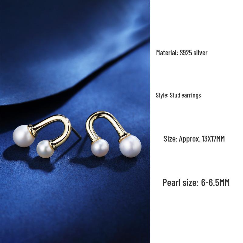 Stylish S925 Sterling Silver Bow Necklace with Freshwater Pearl – Fresh, Versatile Clavicle Chain for Women.