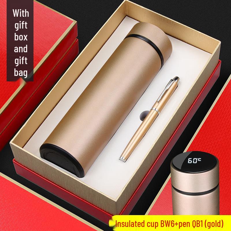 Подарочный набор: Цифровой термос и ручка