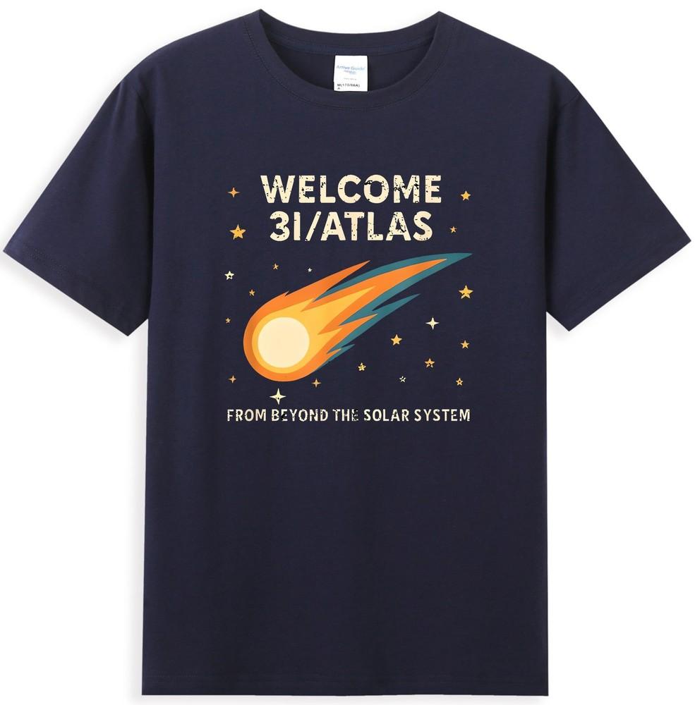 Welcome 31atlas Comet From Beyond The Solar System Unisexs Tshirt S