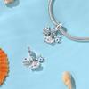 Brand New Copper Metal Boat turtle Starfish sea horse ocean series Charm Bead Component Compatible With Authentic Original Do It Yourself Bracelet