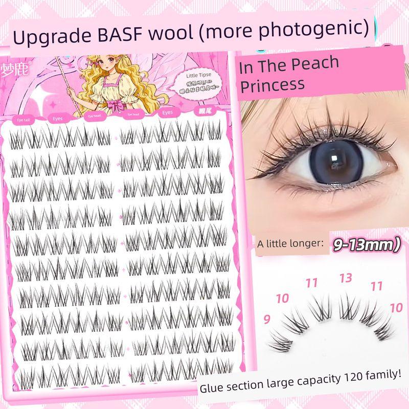 Dream Deer False Eyelashes Escape Princess Glue-Free Self-Adhesive Girl Group 2026 New Natural Glue Style Eyelash Stickers Hot Sale