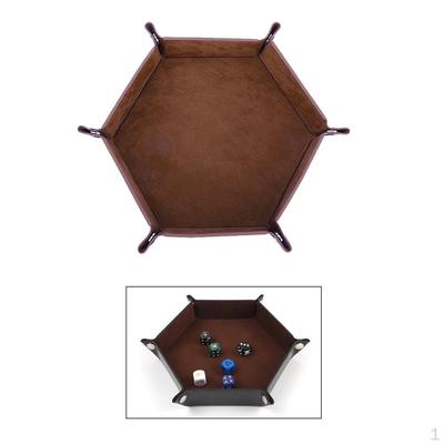 Tablett Faltbarer Halter Sechseckiges Rolltablett, Desktop-Aufbewahrungsbox für Münzen, Organizer Home